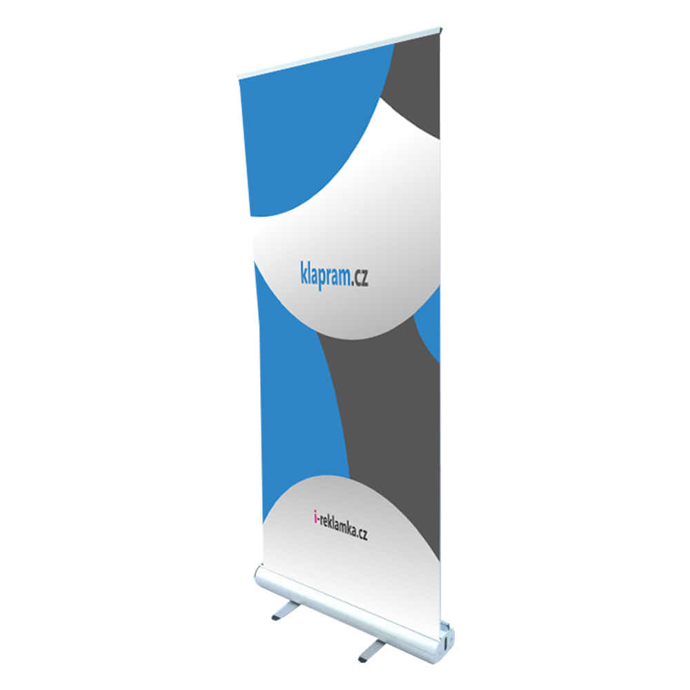 Oboustranný roll up Entry Twin R Banner s tiskem