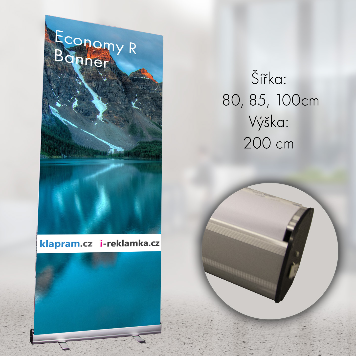 Roll up Economy R Banner s tiskem