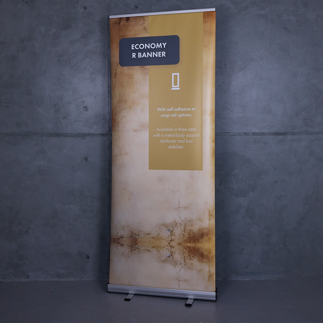 Roll up Economy R Banner s tiskem