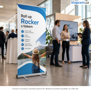 Roll up Rocker s tiskem – Lifestyle – AI vizualizace